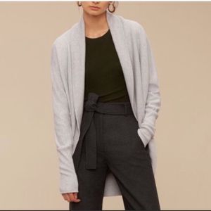 Wilfred | Light Grey Diderot Cocoon Sweater